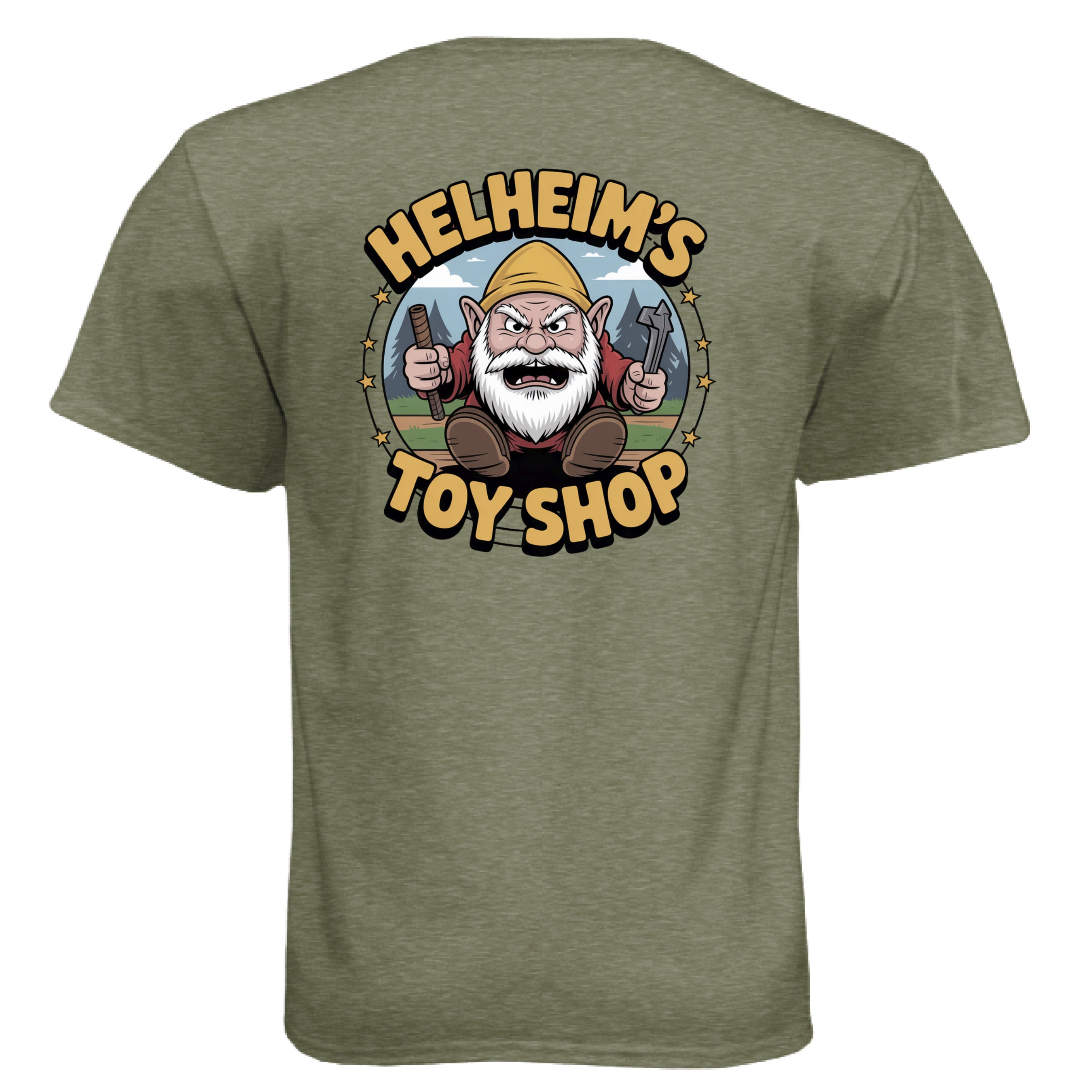 MILITARY GREEN - BACK