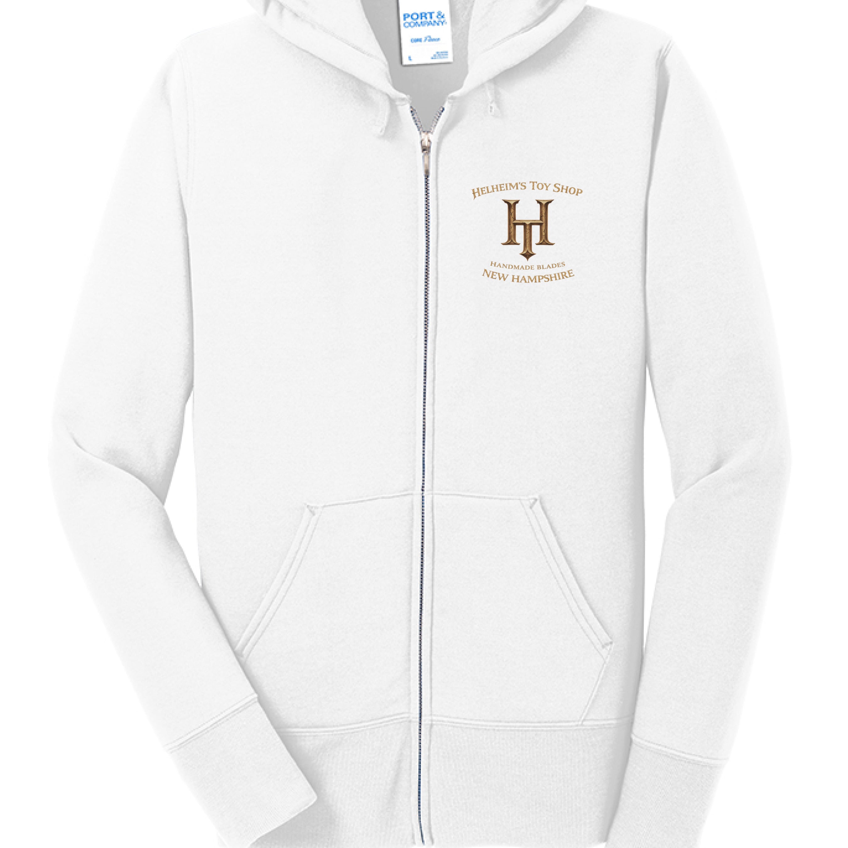 Women's Zip Hoodie - Putt Putt Viking Pup Fleece | Feeds Shelter