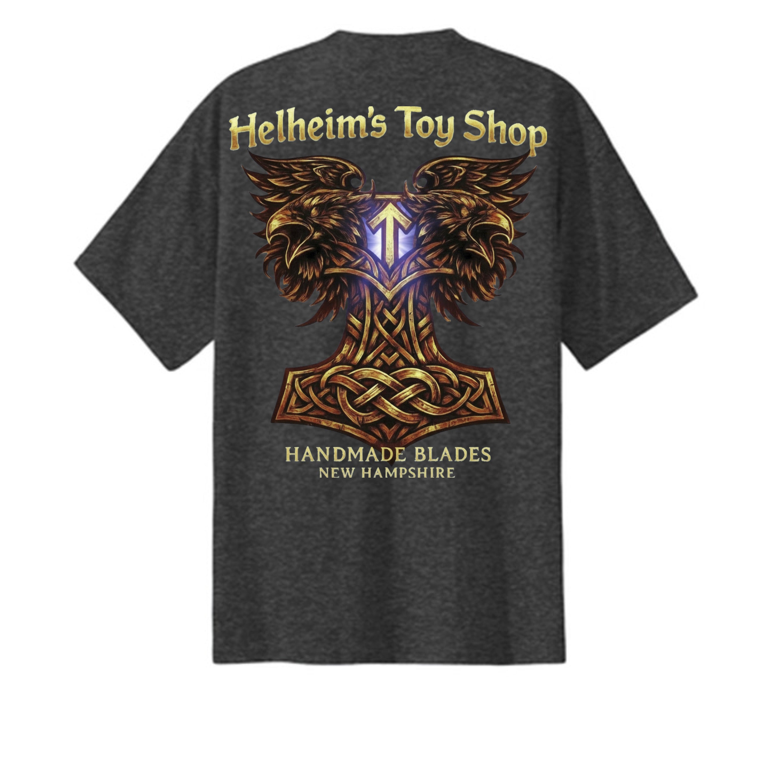 Dark Heather Grey - BACK