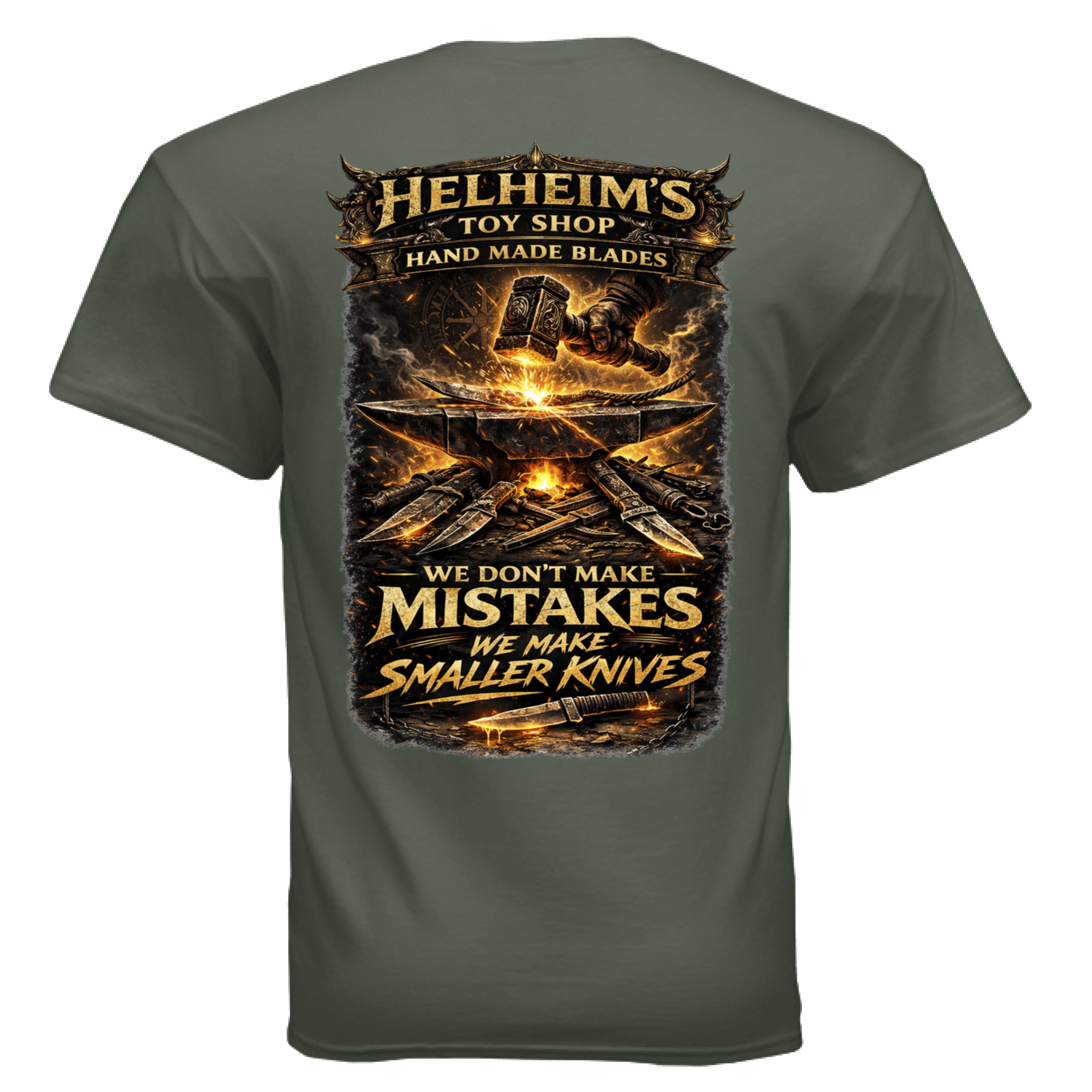 MILITARY GREEN - BACK